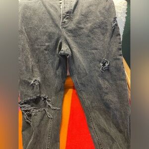 Curve love high rise dad jeans